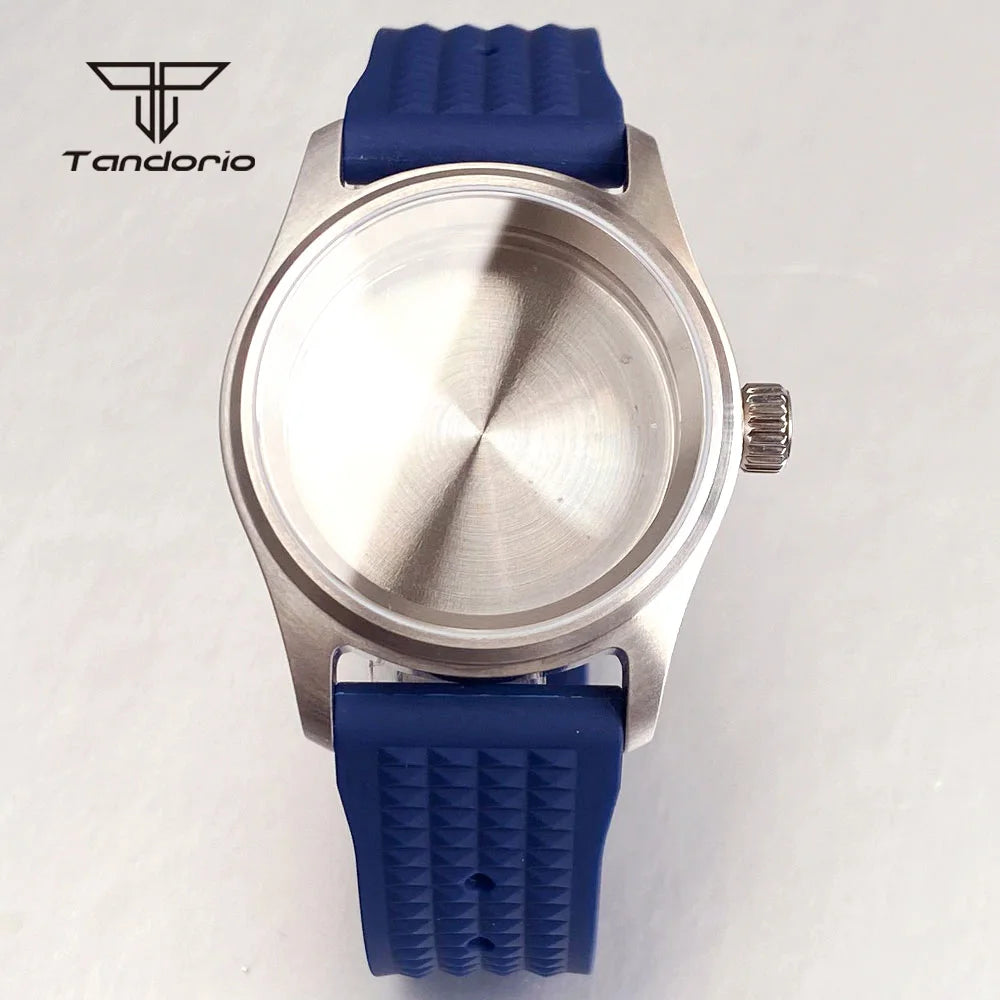 Pilot Watch Case Stainless Steel 36mm/39mm +Watchband Sapphire Fit NH34 NH35 NH36 ETA2824 PT5000 Miyota8215 821A Movt