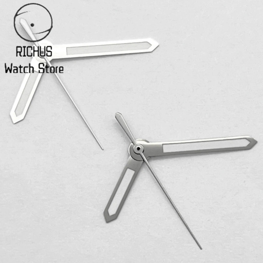 Wide NH35 Watch Hands Green Luminous Fit NH35 NH36 PT5000 ETA2836 2824 DG2813 3804 Miyota8215 8205 821A Movement Watch Accessories