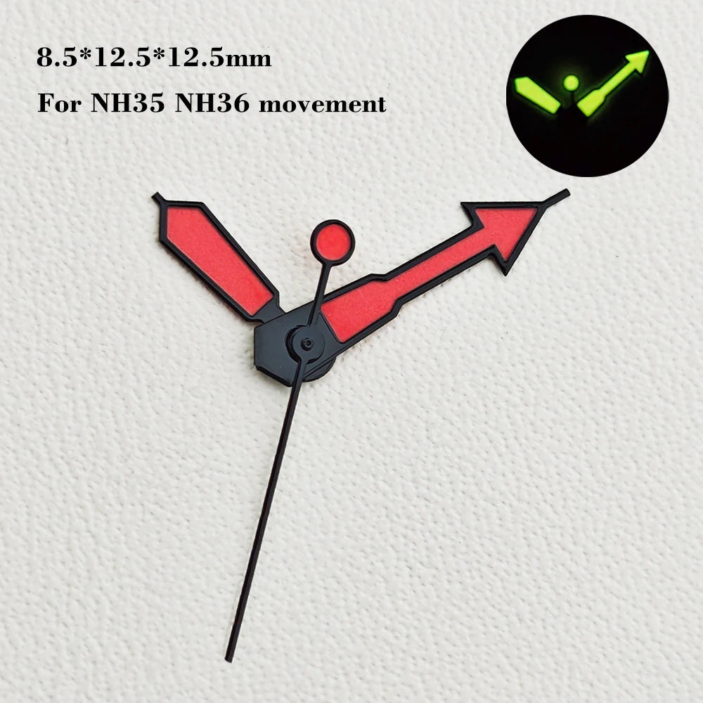 28.5mm SKX007 watch dial NH34 NH35 NH36 automatic SRP Green Luminous Custom logo