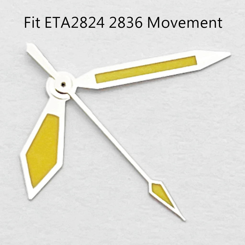 RICHUS NH35 Silver Watch Hands Fit NH35 NH36 PT5000 ETA2836 2824 DG2813 3804 Miyota8215 8205 821A Movement Watch Accessories
