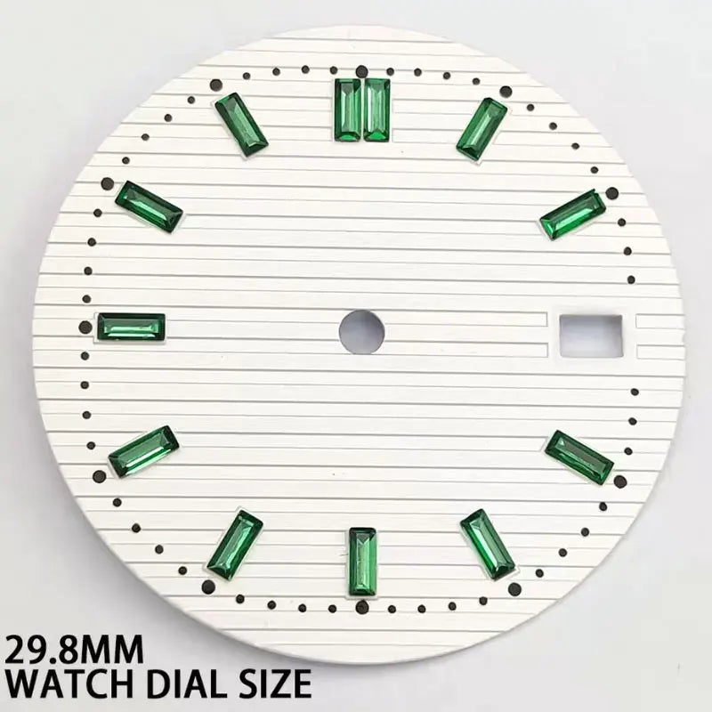 Sterile 29.8MM Watch Dial Sunburst Green Dial for NH35 NH36 Sterile 29.8MM Watch Dial Sunburst Green Dial for NH35 NH36