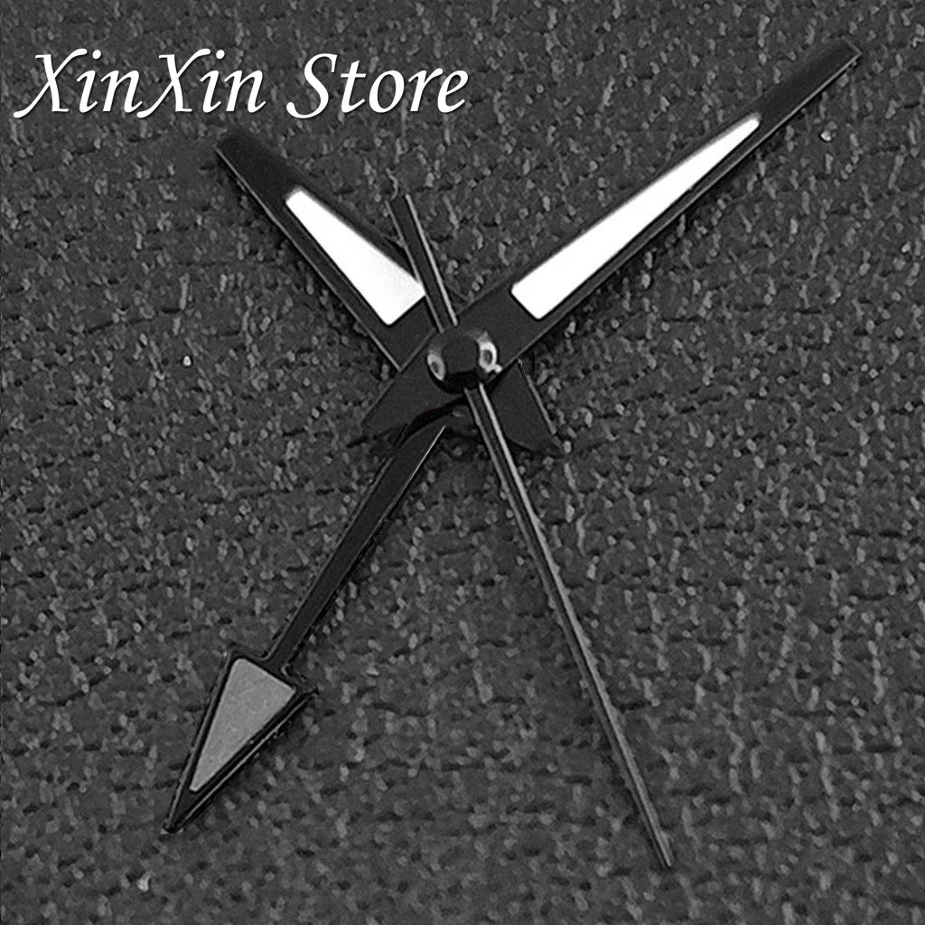 GS 4 Pointers NH34A GMT Watch Hands C3 Green Luminous Watch Needles for NH34 NH35 NH36 NH38 Movement