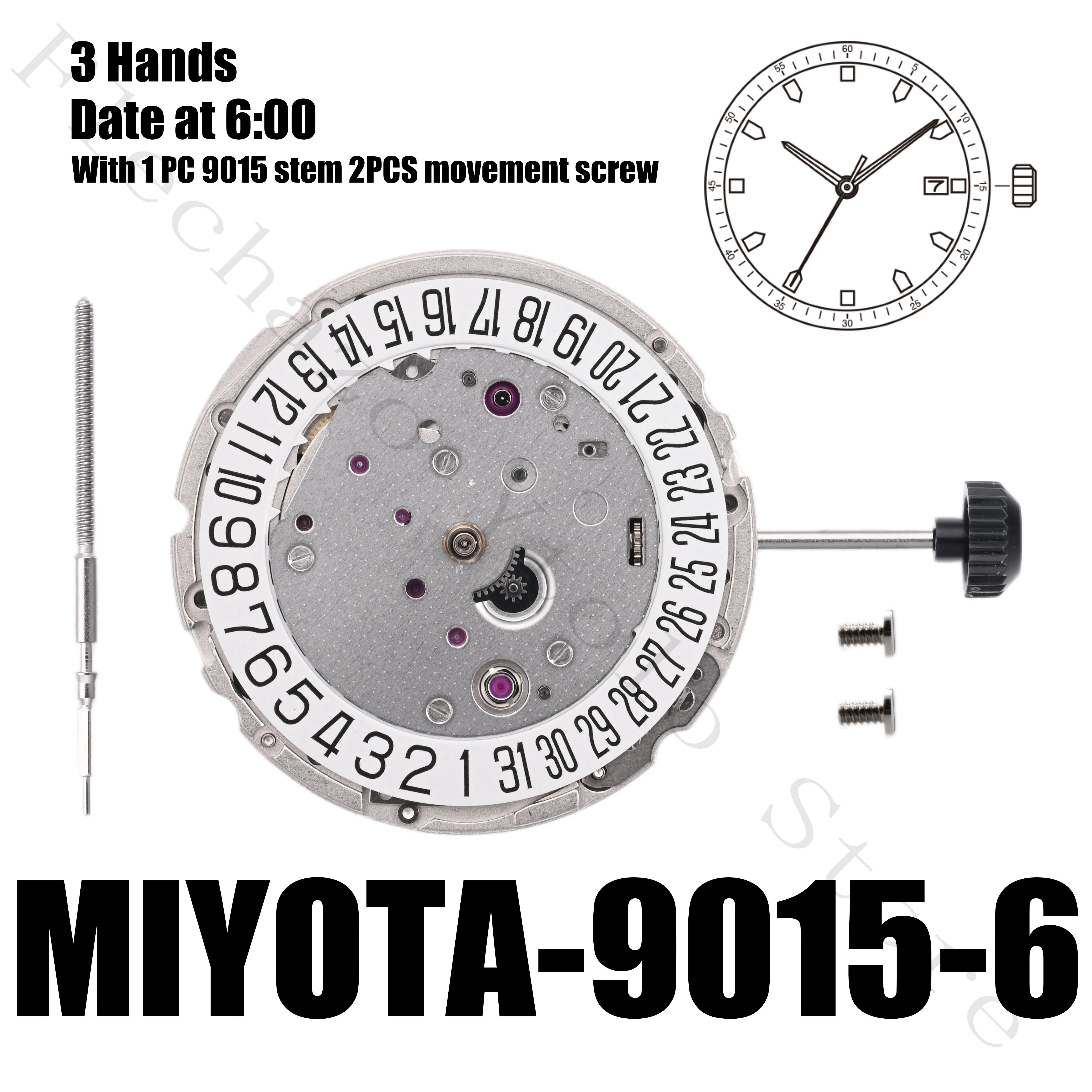 Genuine 9015 Movement Japanese Miyota 9015 Movement