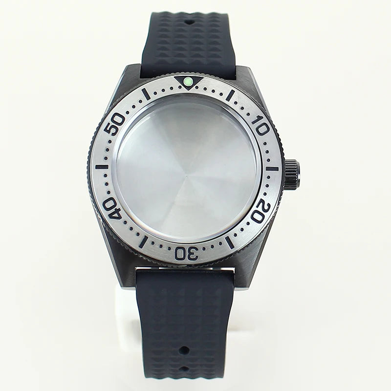 40mm Diver Case Stainless Steel Sapphire For Mod SPB149J1 NH34 NH35 NH36 NH70 4R36 Movement RubberStrap