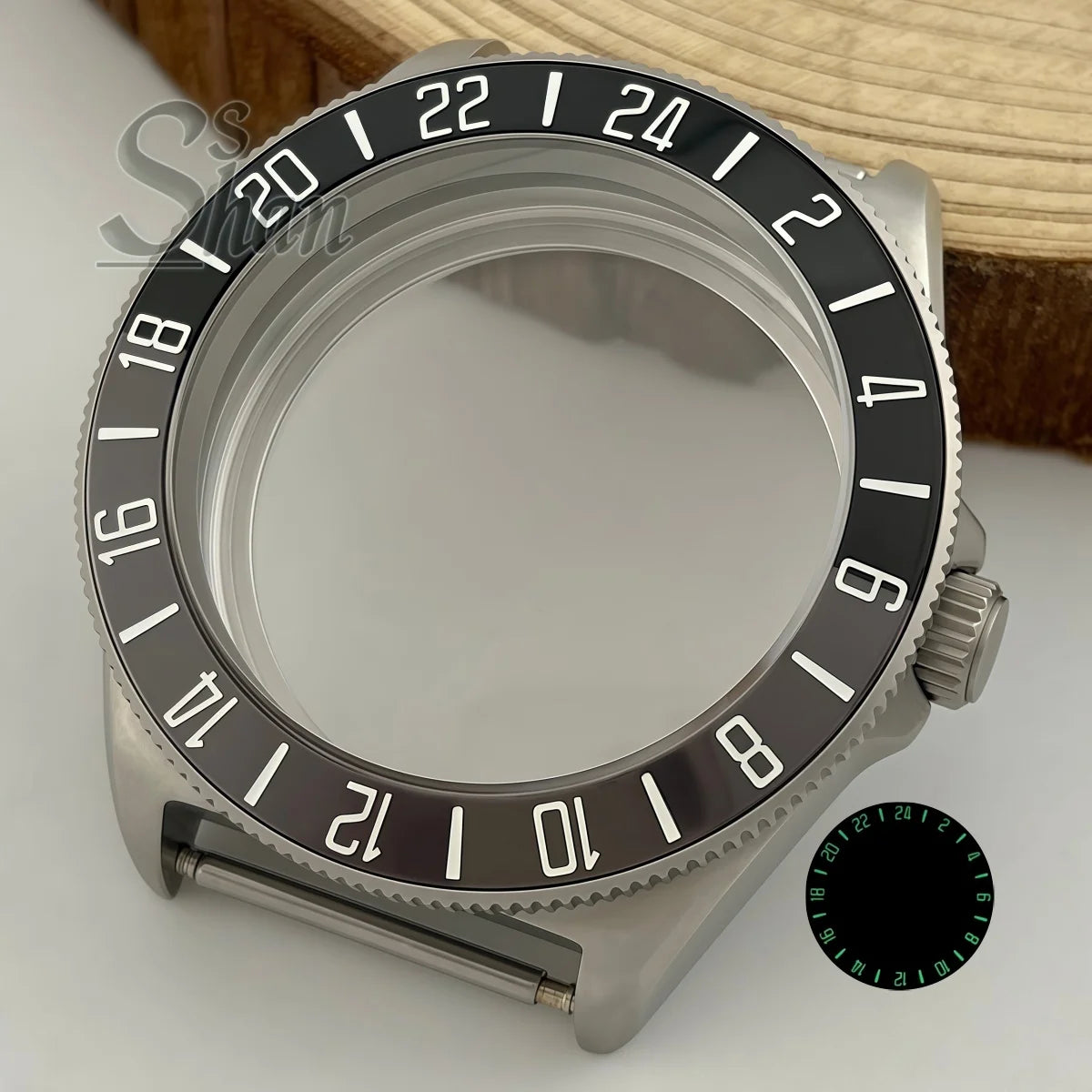 40mm tactics frog FX diving watch case dome sapphire luminous bezel NH34A NH35A ETA2824 PT5000 movement parts