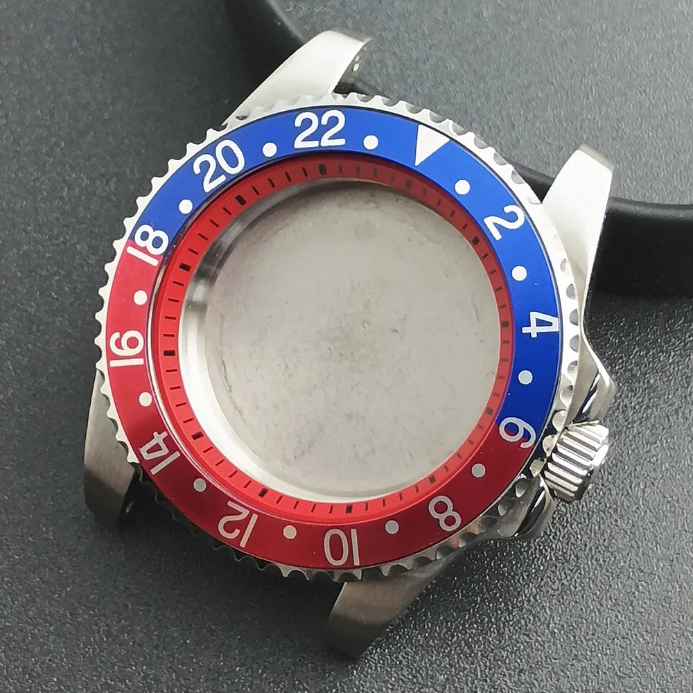 40.5mm Submariner Case GMT with Chapter Ring for NH34 NH35 NH36 Movement Sapphire 10ATM