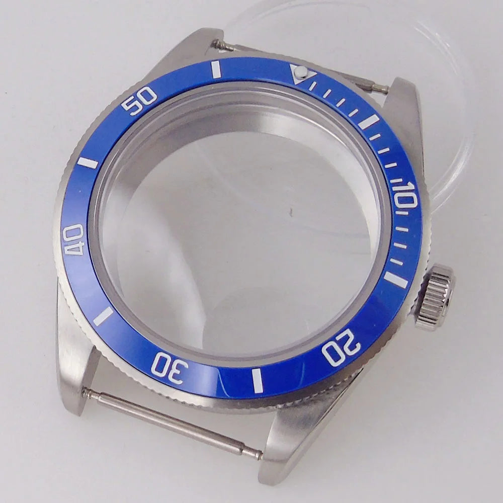 39mm Dive Watch Case BB58 Mod 20BAR Waterproof Dome Sapphire Glass 39mm Black Bay Watch Case for NH34 NH35 NH36 NH70 ETA2824 PT5000 Watch Parts