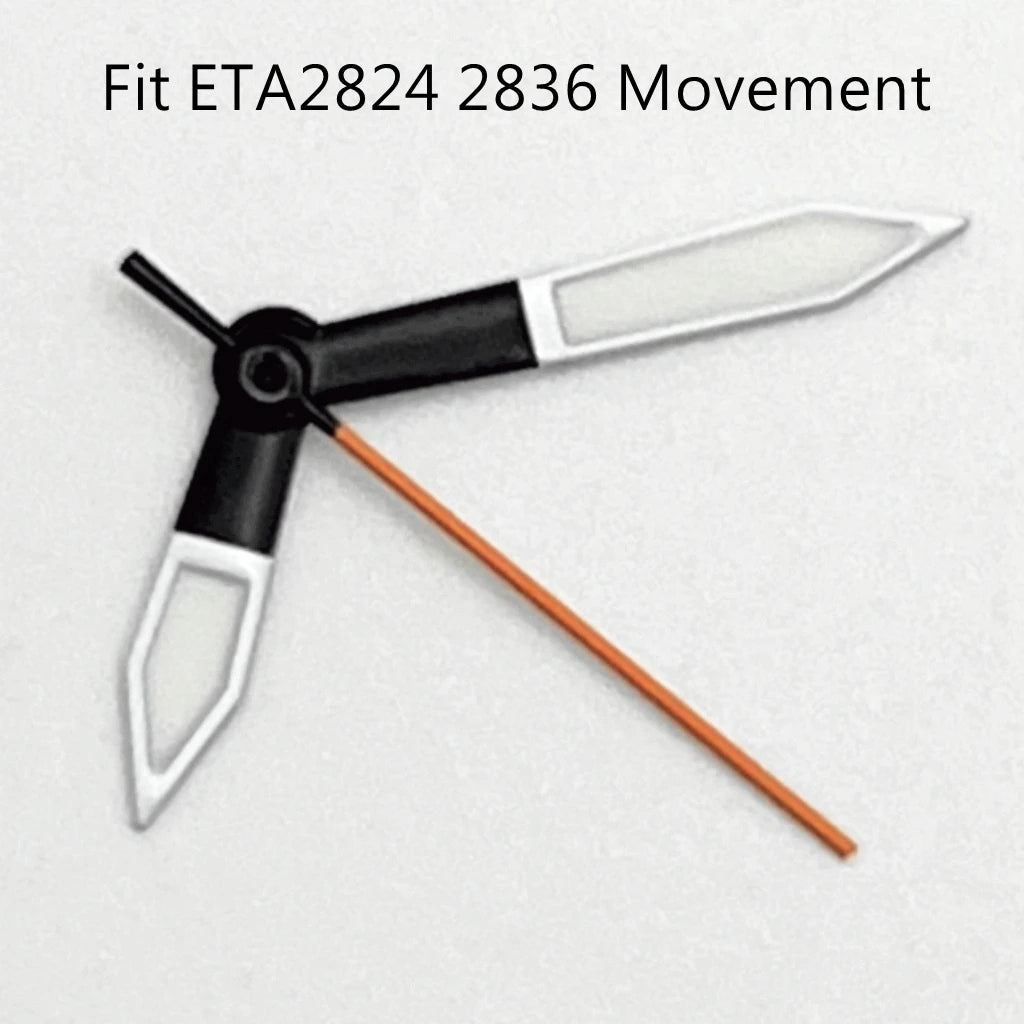 NH35 Watch Hands Black/White Watch Hands Fit NH35 NH36 PT5000 ETA2836 2824 Miyota8215 8205 DG2813 Movement Watch Accessories