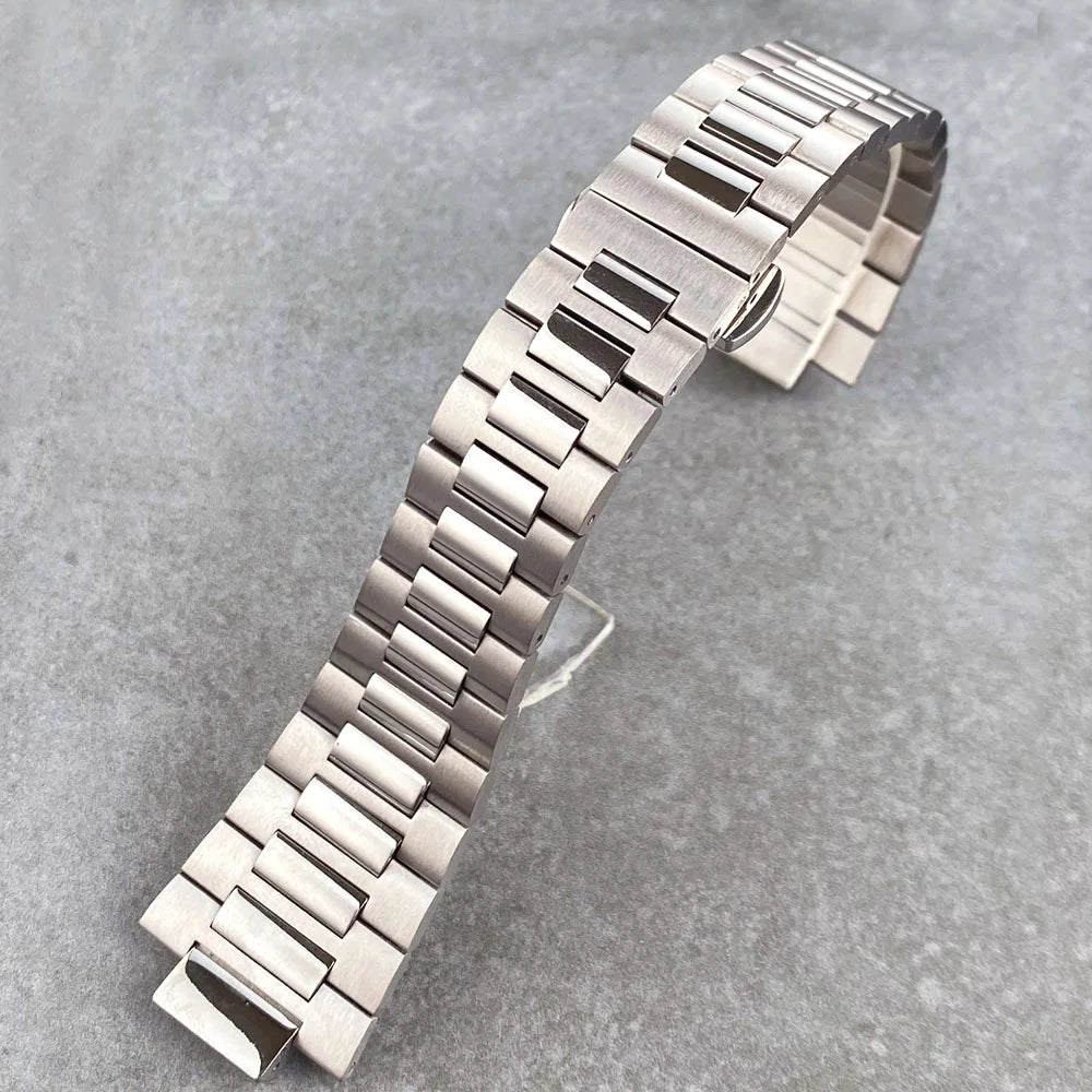 Square Watch Case fit for Philippe Nautilus 40mm Japan NH35A NH34 NH70 Movement Sapphire Glass Watch Parts