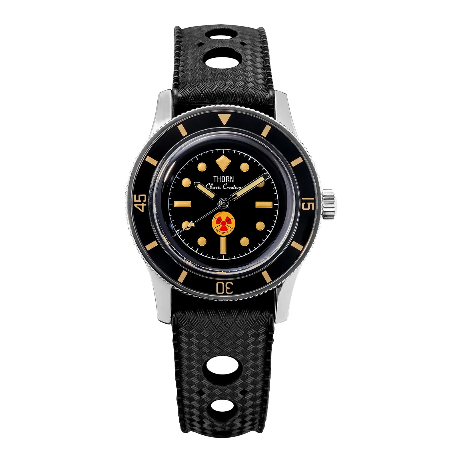 Thorn T009 Watch 50-Fathoms 38mm Titanium Case PT5000 Movement