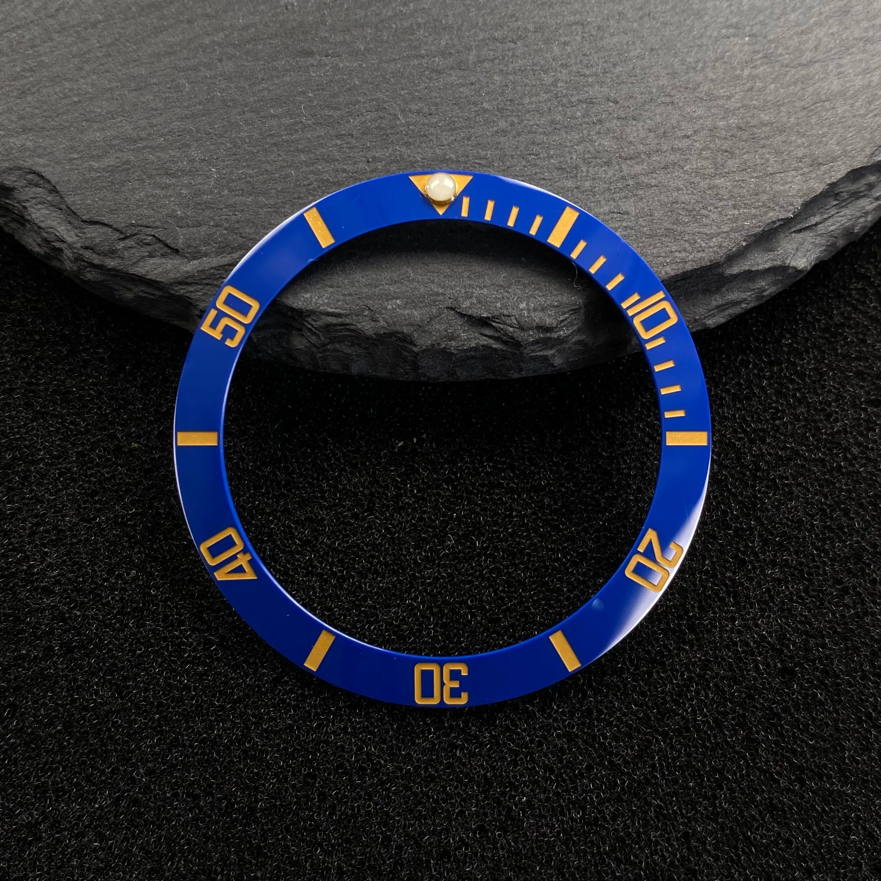 Submariner Bezel NH35 38mm bezel insert red Hands Watch Hands Blue Green Luminous Red Green Blue Hands For NH35/36/4R/7S Movement Watches Parts