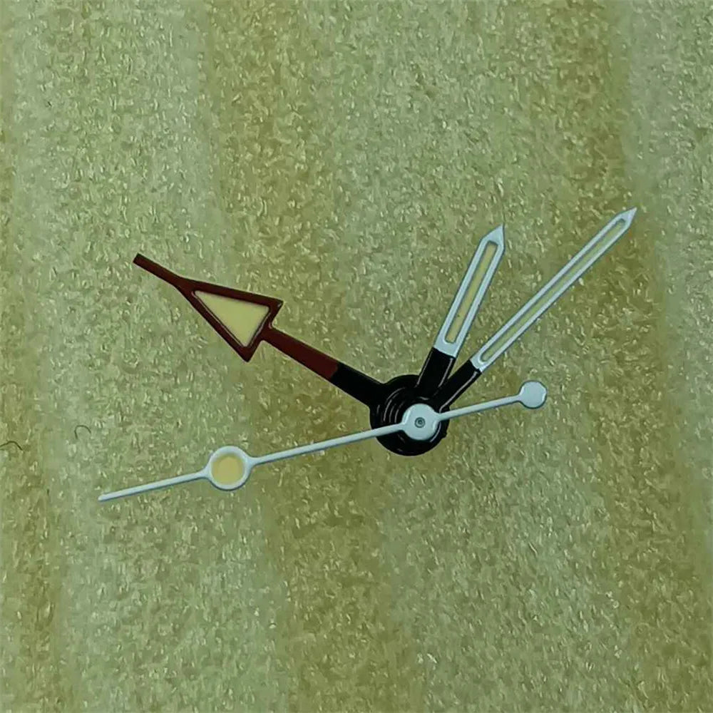 NH34 movement pointer Modifying watch hands Time difference between the two places GM T pointer 4-pin watch Green luminous