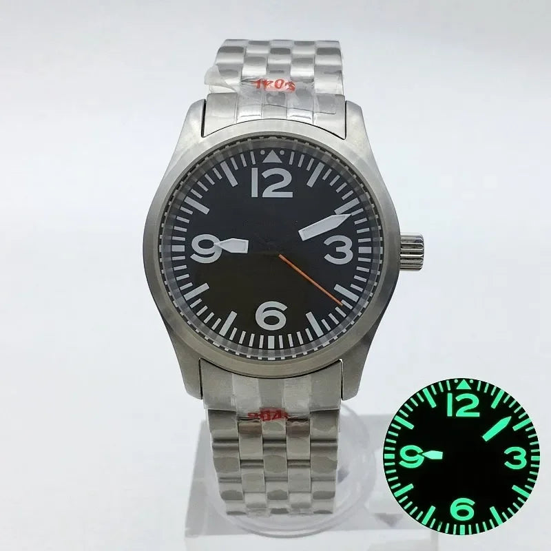 Pilot Flieger Watch BLIGER 36mm 39mm NH35 PT5000 Automatic 10Bar Waterproof Escapement Sapphire