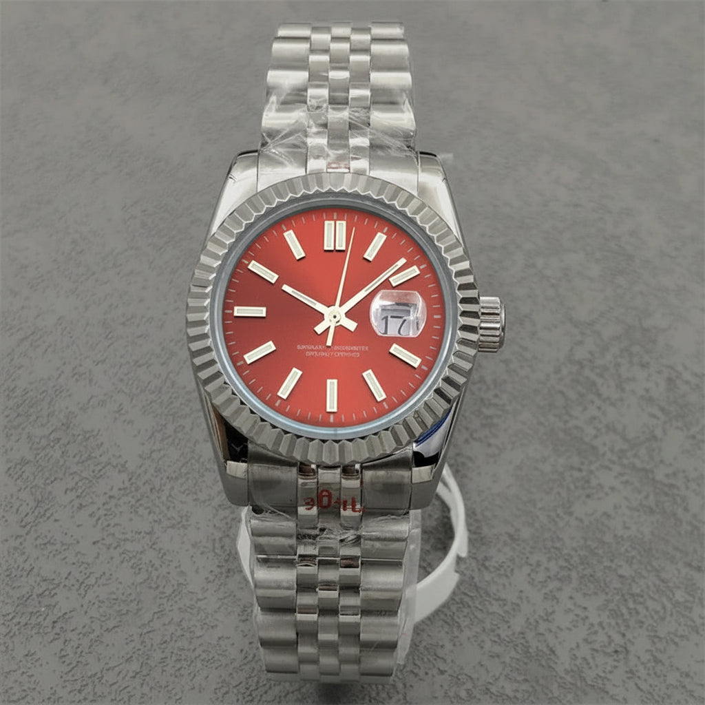 31mm Lady Watch DateJust Japan NH05 Automatic Sapphire Glass 100M Waterproof Women‘s Watch Fluted Bezel’