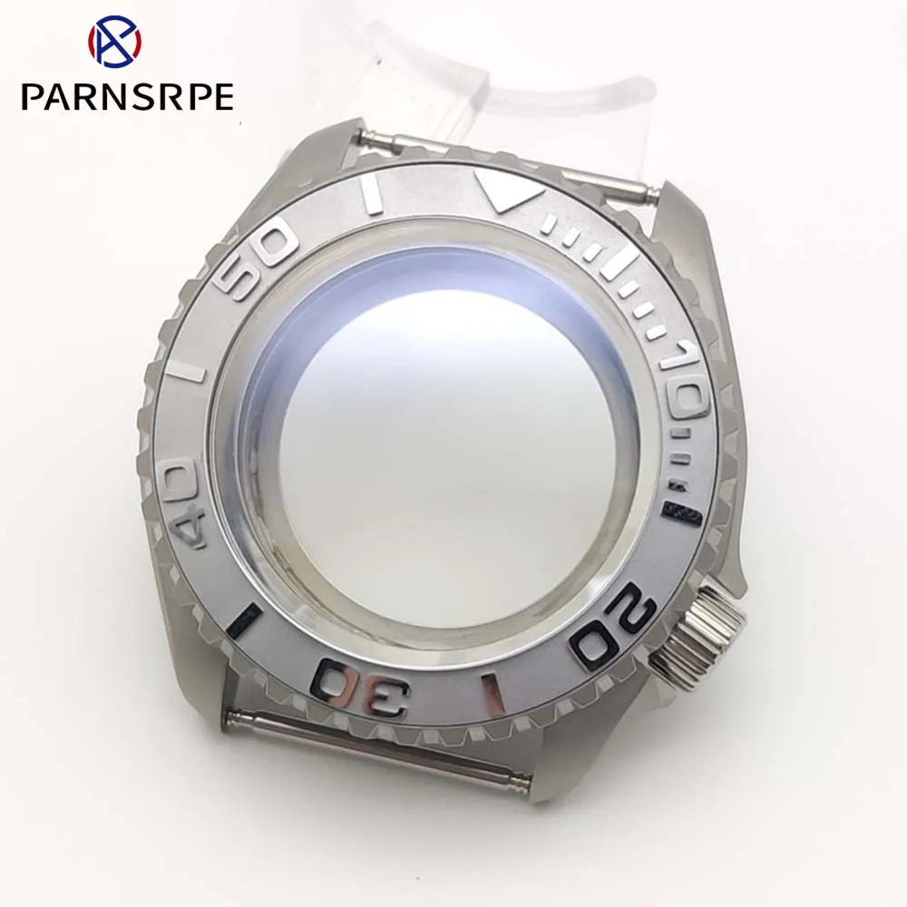 Matte Yacht Master Case 42MM for NH35 NH36 Movement Sapphire Matte Yacht Master Case 42MM for NH35 NH36 Movement Sapphire