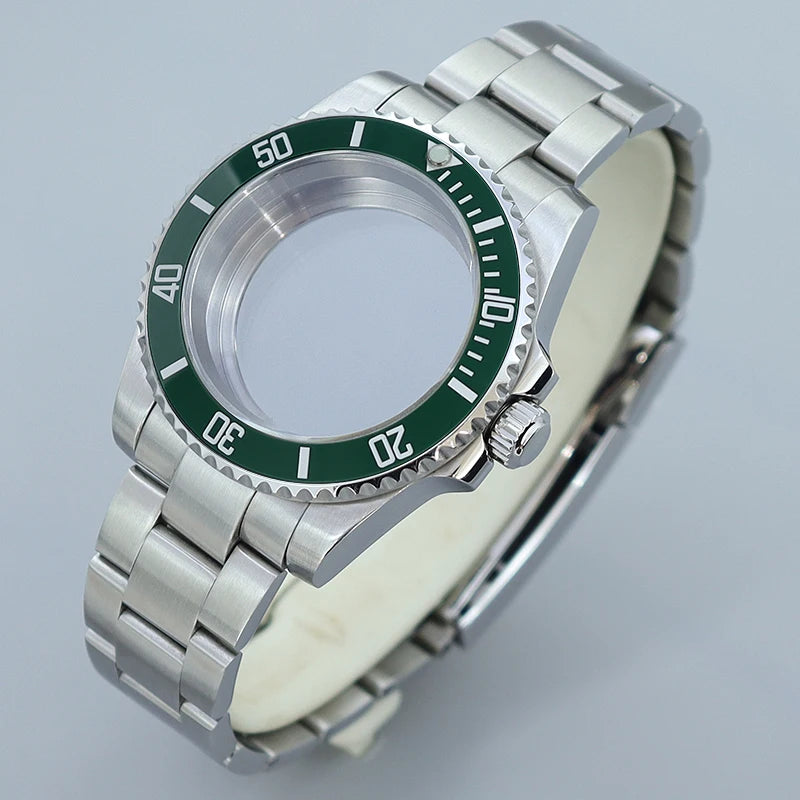 40MM Submariner watch case Eta2824 Sw200 PT5000 Sloping Bezel Sapphire GMT Yacht Master