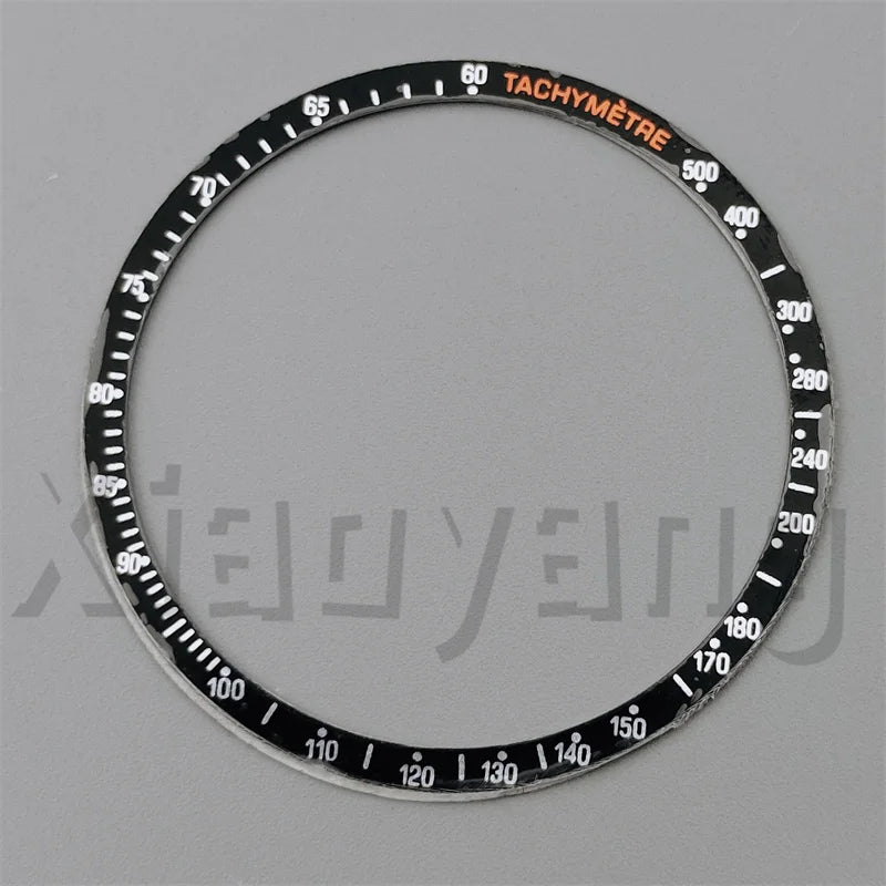 Speed Master Case 40mm VK63 Silver Watch Case Blue Green Black Silver Insert With Coated Glass For VK63 Quartz Chronograph Movement Steel Bracelet