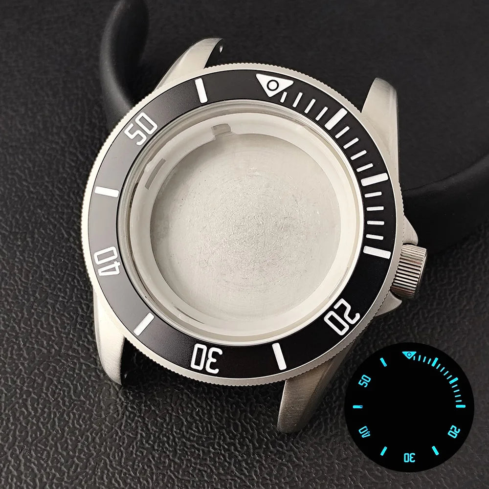 42mm Diver Case for Miyota 8215 Movement/Dial hands set Lumnious Bezel Dial 10ATM