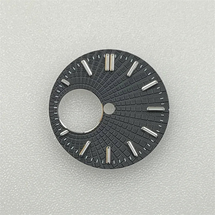 NH38 Dial 28.5mm Watch Dial Green Luminous for NH38/NH34 Movement Modification Watch Accessories Diving Watch Faces
