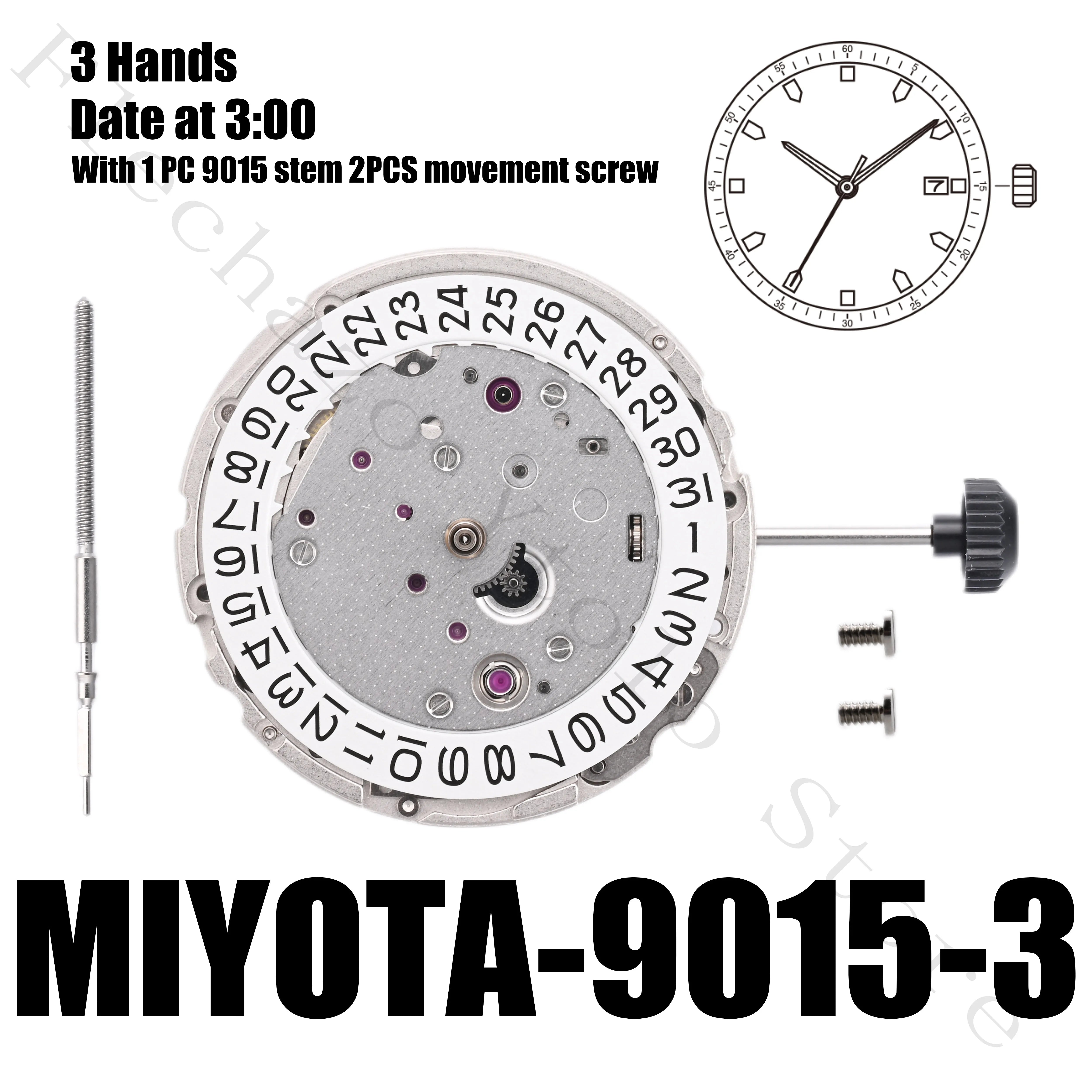 Genuine 9015 Movement Japanese Miyota 9015 Movement