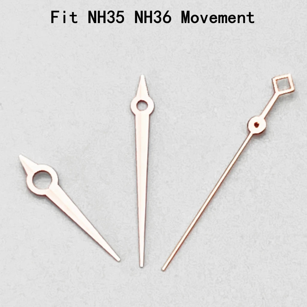 Watch Hands Fit NH35 NH36 ETA 2824 2836 PT5000 Miyota 8215 8205 821A DG2813 3804 Automatic Movement Watches Accessories