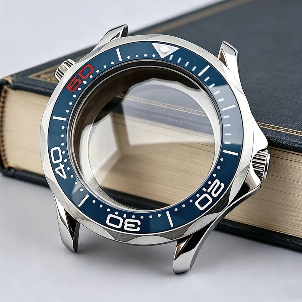 42mm NEW Seamaster Case with 31.5mm Dial 38mm bezel insert Fits NH35 movement Sapphire Stainless steel 10bar