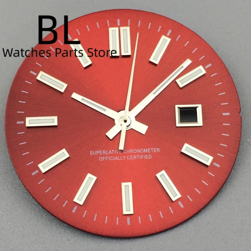 24.5MM Dial for women's watch Sunburst NH05 Watch Dial Gold Rose Sticks Number Women's Mechanical Watch Modified Parts Fit 31mm NH05 NH06 Watch