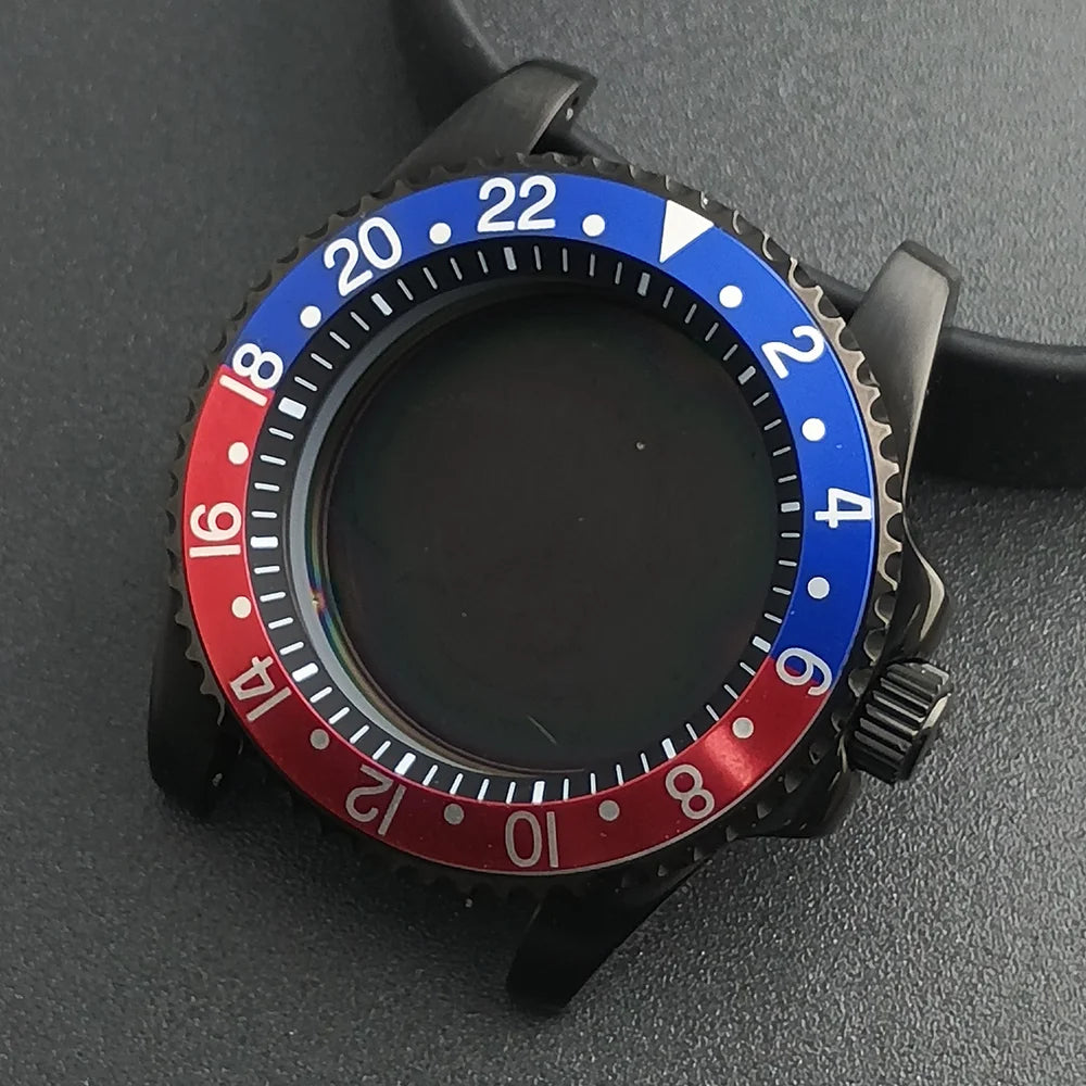 40.5mm Submariner Case GMT with Chapter Ring for NH34 NH35 NH36 Movement Sapphire 10ATM