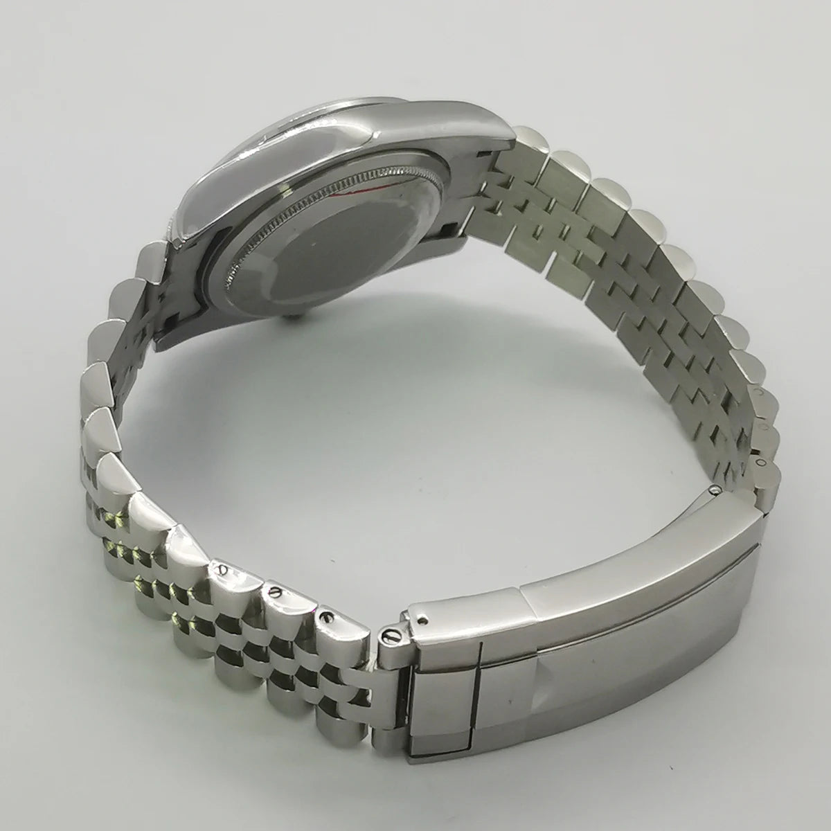 Gold fluted Watch Case Luxury 36mm/39mm Sapphire watch case Two Tone case 10BARS fit NH35 NH36 NH34 ETA2824 2836 Miyota8215 PT5000 DG2813 3804 movement