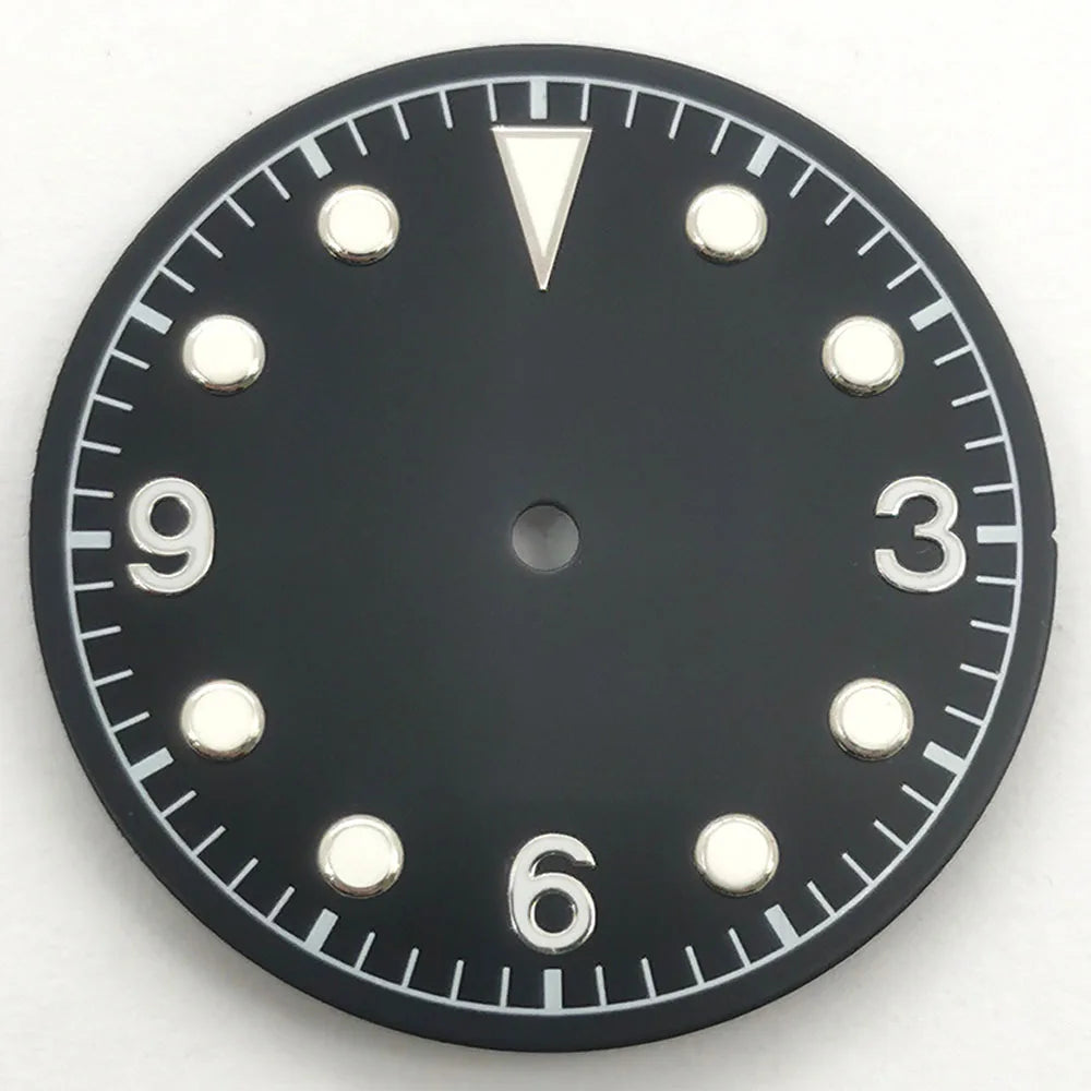 30.5mm Dial For 41MM Black Bay Mod Green Luminous NH35 NH36 ETA2836/2824 Miyota8205/8215/821A