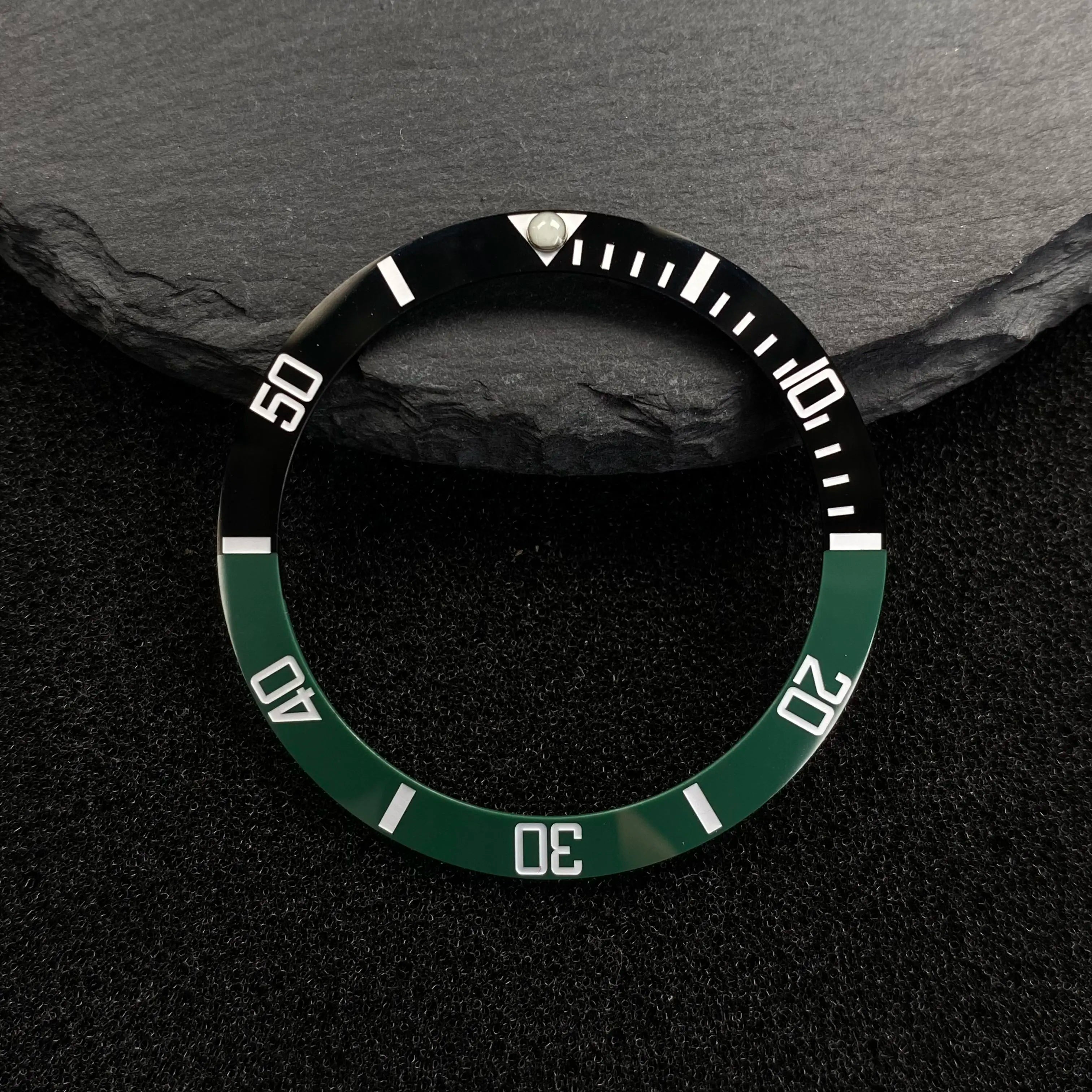 Submariner Bezel NH35 38mm bezel insert red Hands Watch Hands Blue Green Luminous Red Green Blue Hands For NH35/36/4R/7S Movement Watches Parts