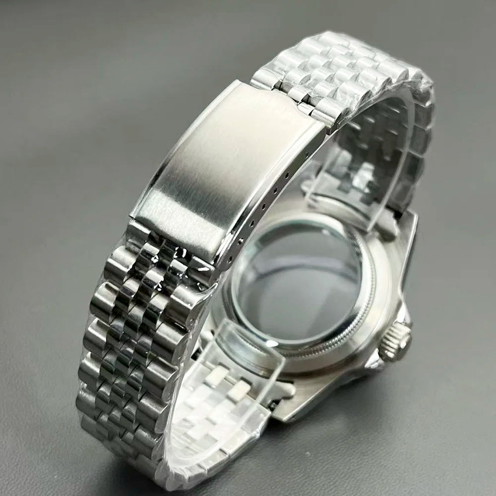 Retro Diver case 39mm,10bar waterproof stainless steel sapphire crystal case, suitable for NH34, NH35, NH36 mechanical movement accessories