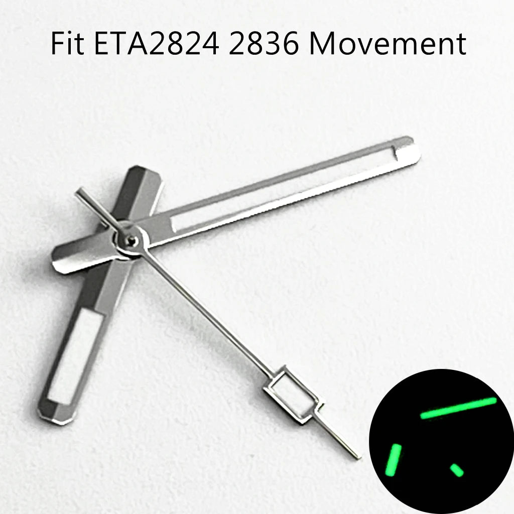 NH35 Luminous Watch Hands Fit NH35 NH36 PT5000 ETA2836 2824 DG2813 3804 Miyota8215 8205 821A Movement Watch Accessories