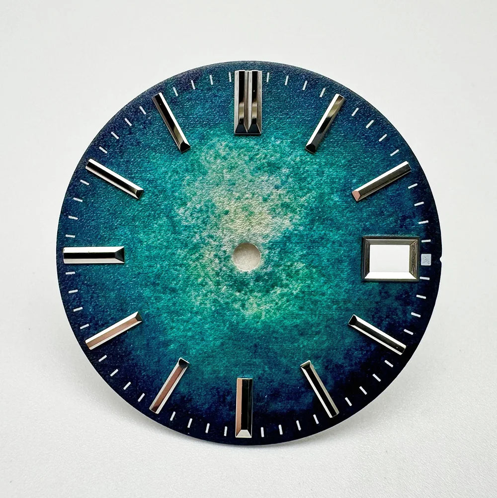 NH35 28.5mm Gradient Watch Dial for NH35A/NH36A Movement Installation Mechanical Watch DIY Accessory