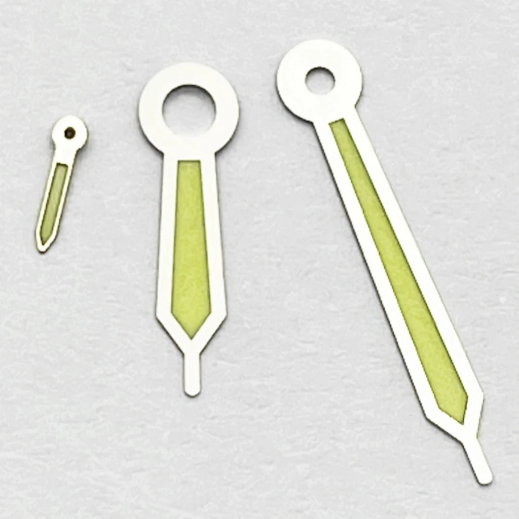 Nipple end ETA6497 Watch Hands Silver/Blue/Gold/RoseGold Green Luminous Fit ETA 6497 6498 ST3600 3620 Movement Accessory Part