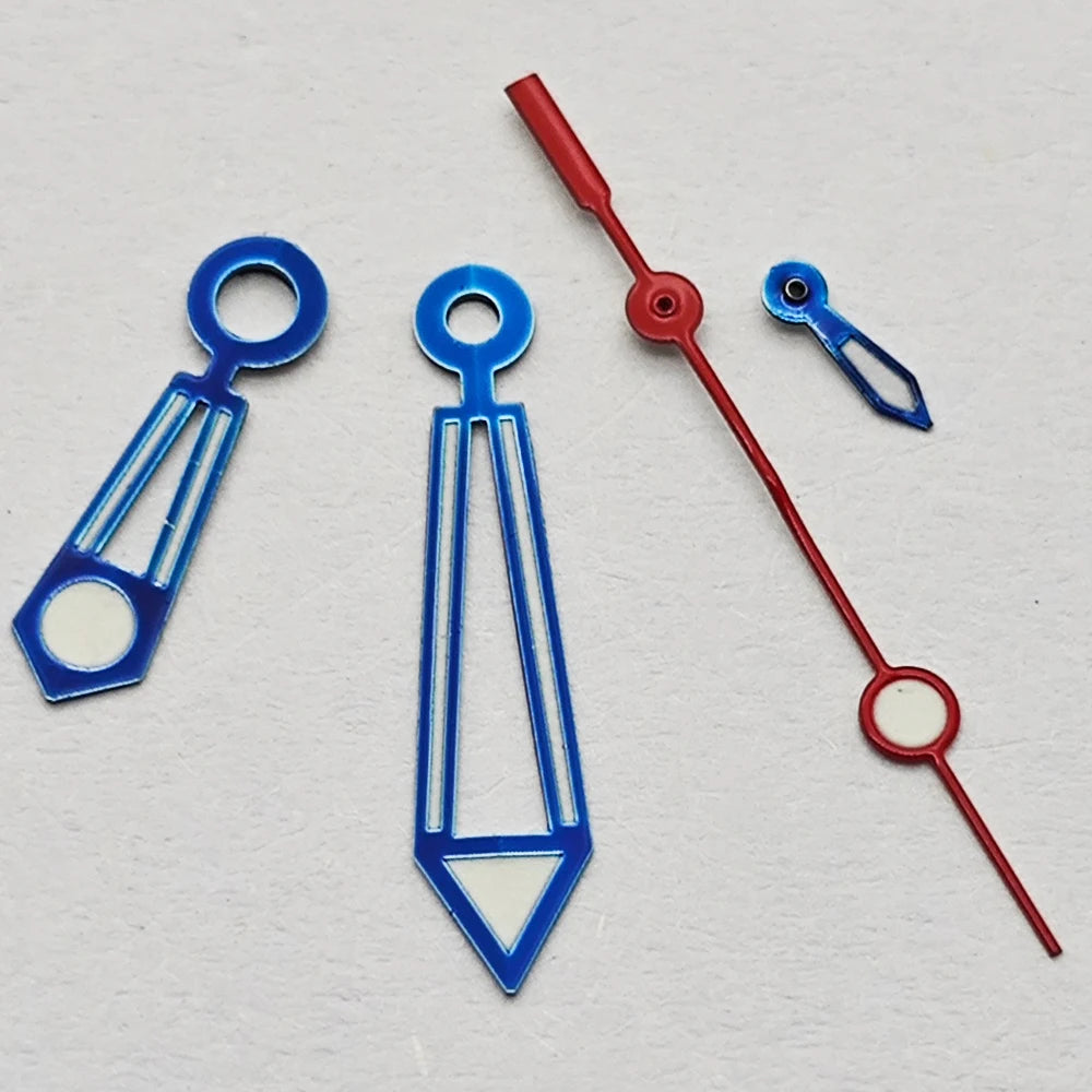 NH39 Watch Dials 31mm Subsecond dial Hands Green Luminous Watch Accessories Parts