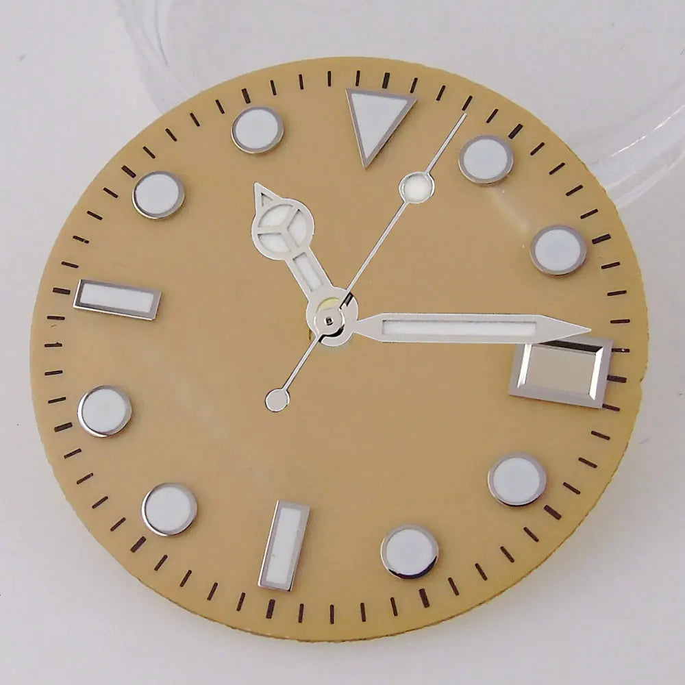 SUB MOP Watch Dial 29mm para sa NH 35 NH 36 D iver na Mga Bahagi ng Relo Itim/Kahel/Puti 3.8/3 dial feet Berde Luminous