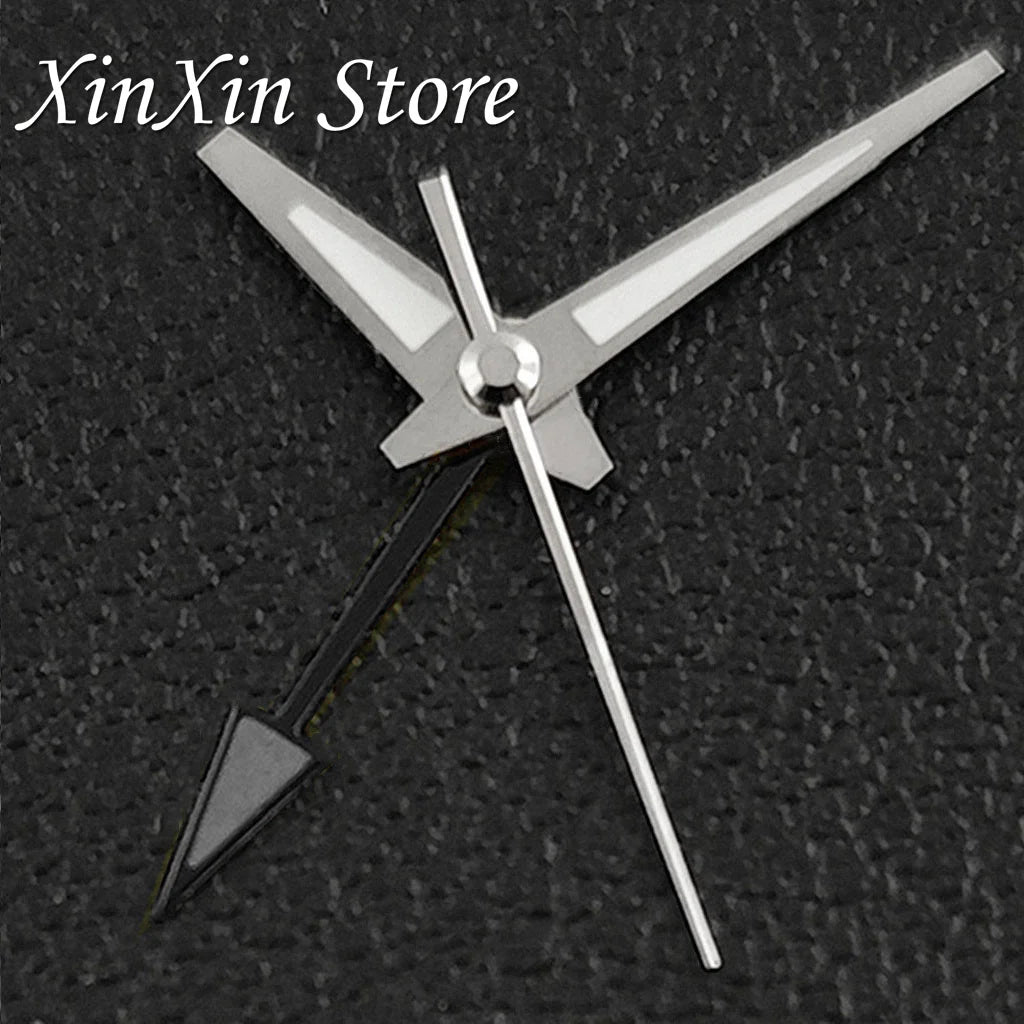 GS 4 Pointers NH34A GMT Watch Hands C3 Green Luminous Watch Needles for NH34 NH35 NH36 NH38 Movement