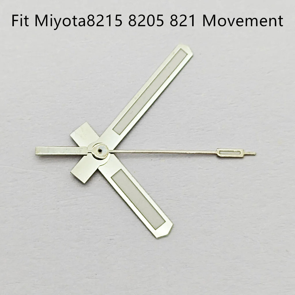 Wide blade Silver Watch Hands Fit NH35 NH36 PT5000 ETA 2836 2824 DG2813 3804 Miyota 8215 8205 821 Movement Watch Accessories