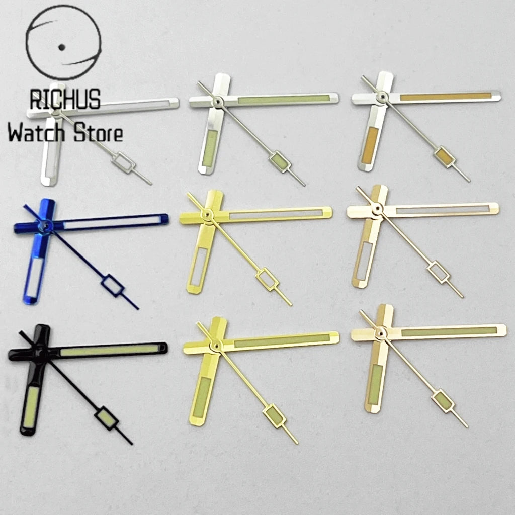 NH35 Luminous Watch Hands Fit NH35 NH36 PT5000 ETA2836 2824 DG2813 3804 Miyota8215 8205 821A Movement Watch Accessories