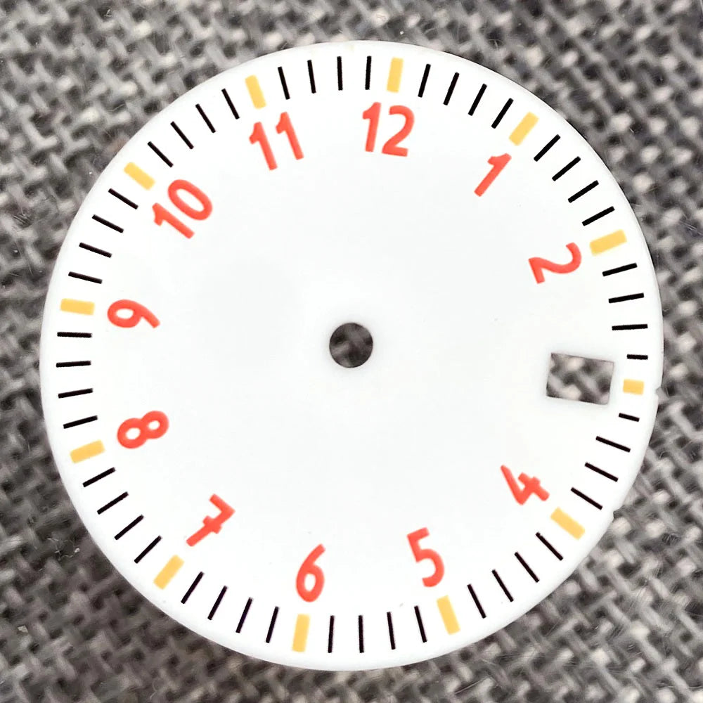29mm Sterile Watch Dial Face for N H35 N H36 N H38 E TA2824 P T5000 MI YOTA 8215 DG MINGZHU Movt 12 hours Numbers for D ive P ilot Watch