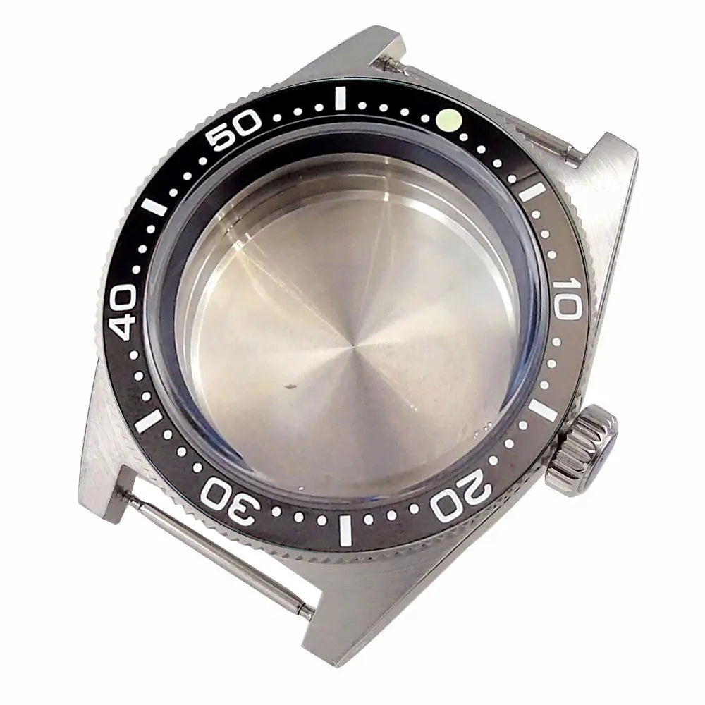 62MAS Watch case 41mm Diving Watch Case 300m Waterproof Sapphire Crystal Glass For NH34 NH35 NH36 NH38 ETA2824 Movement