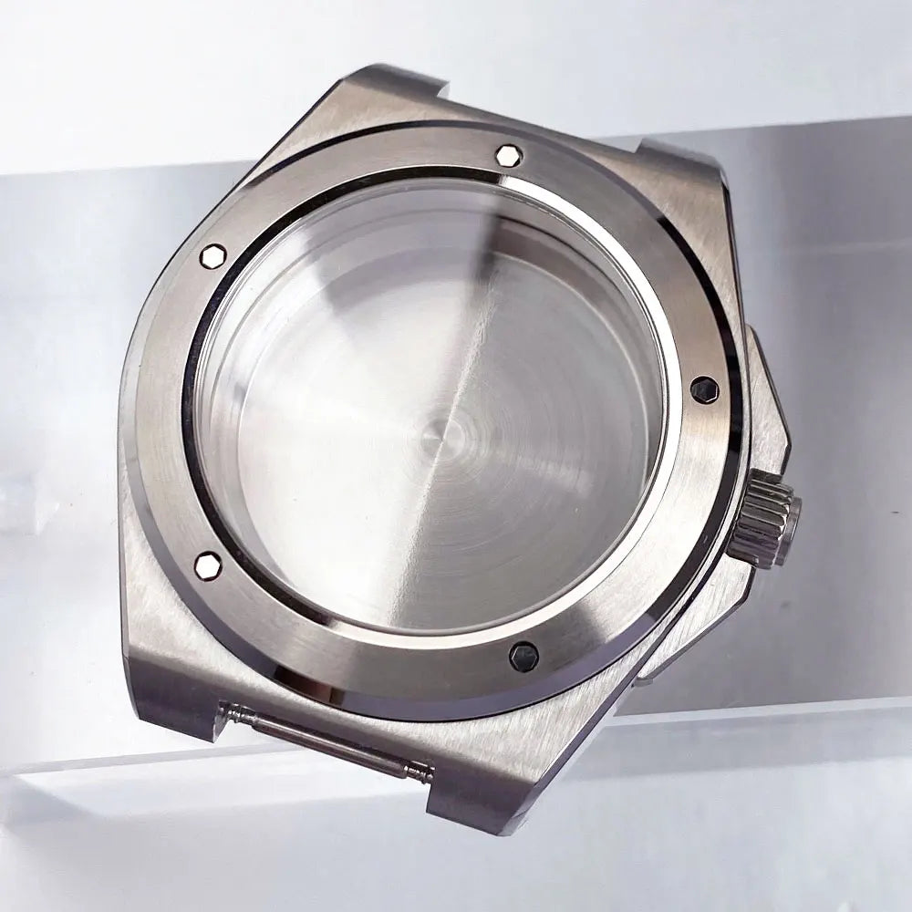 Engineer Watch Case 20ATM Waterproof 40mm Two Tone Gold Sapphire Glass Fit NH35 NH36 NH34 Movement pt5000 eta2824