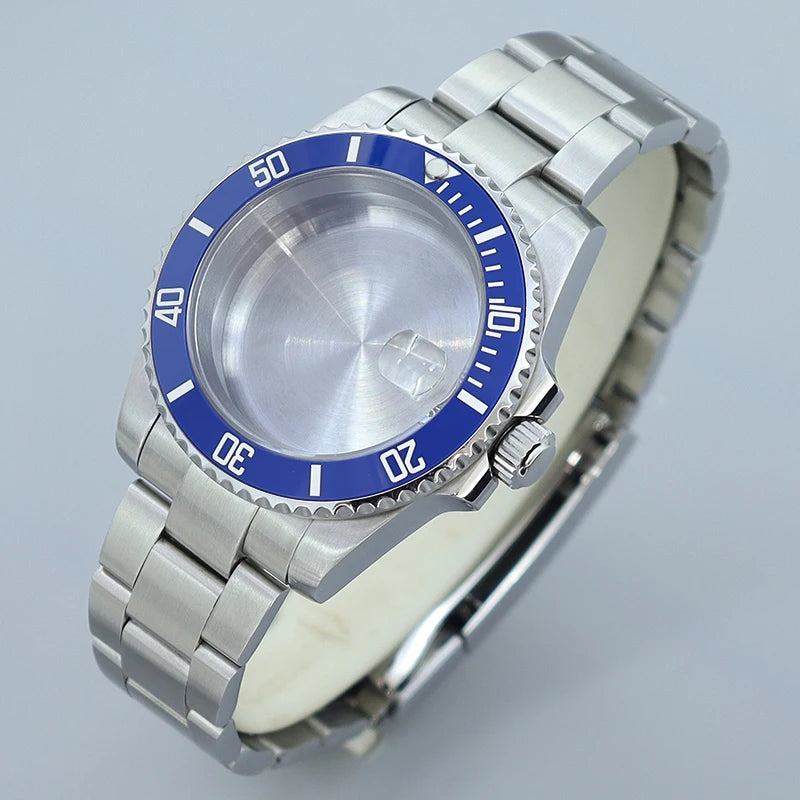 40MM Submariner watch case Eta2824 Sw200 PT5000 Sloping Bezel Sapphire GMT Yacht Master