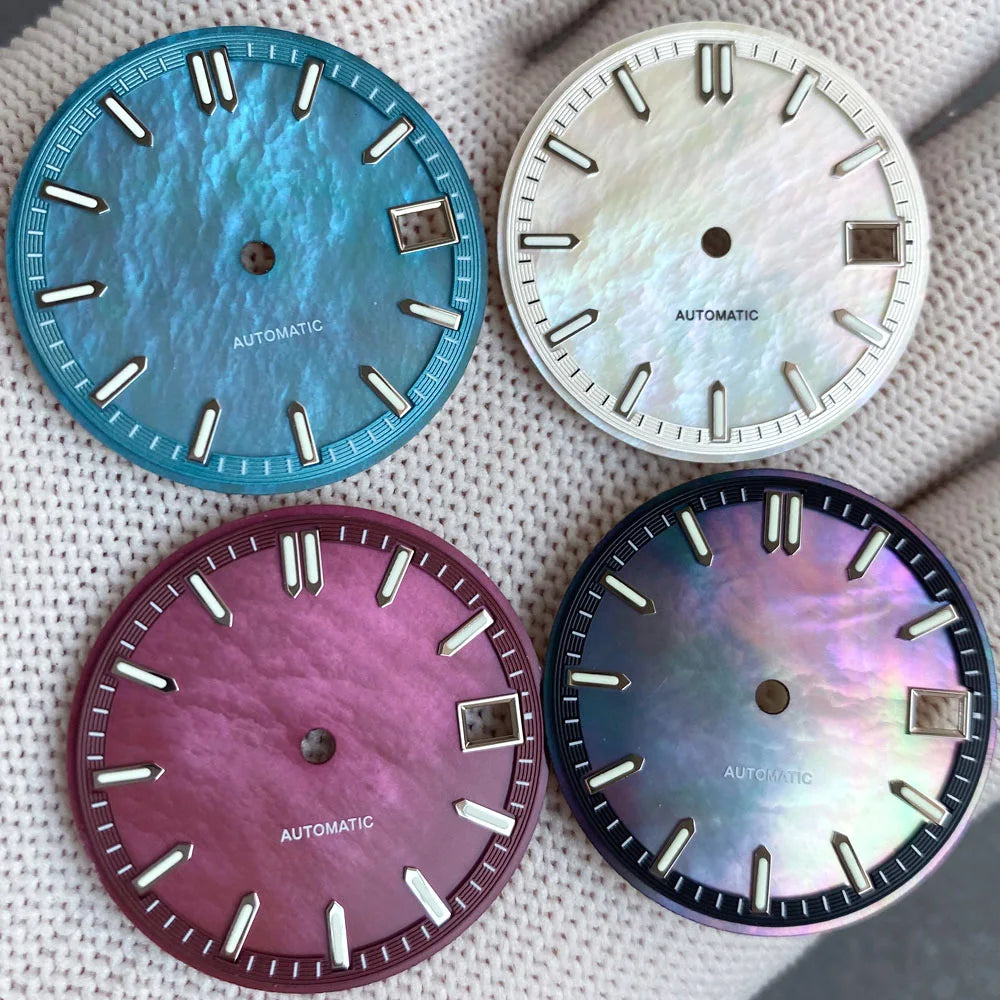 29mm MOP Dial Mother of Pearl watch Dial blue/black/red/white