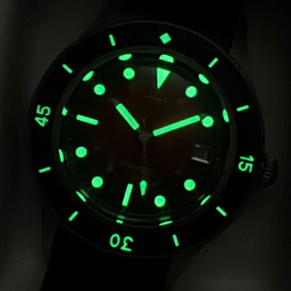 40mm Fifty Fathoms watch Tandorio TD223A Miyota 8215 NH35 PT5000 Luminous Domed Sapphire 20ATM Sandlblast