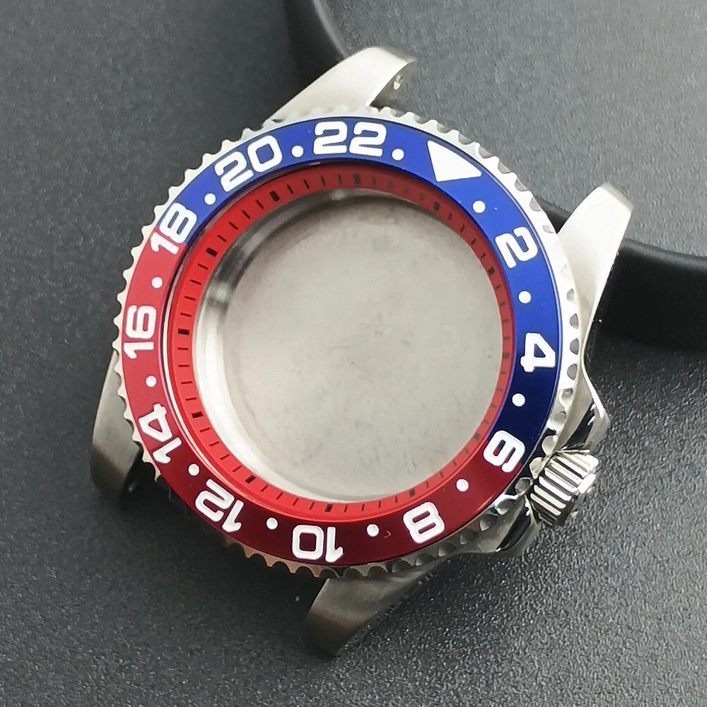 40.5mm Submariner Case GMT with Chapter Ring for NH34 NH35 NH36 Movement Sapphire 10ATM