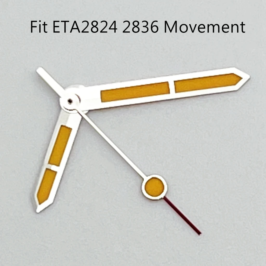 NH35 Hands Silver Watch Hands Fit NH35 NH36 PT5000 ETA2836 2824 DG2813 3804 Miyota8215 8205 821A Movement Watch Accessories