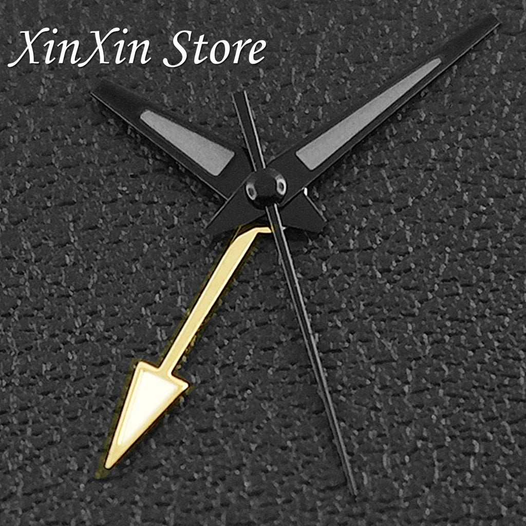 GS 4 Pointers NH34A GMT Watch Hands C3 Green Luminous Watch Needles for NH34 NH35 NH36 NH38 Movement