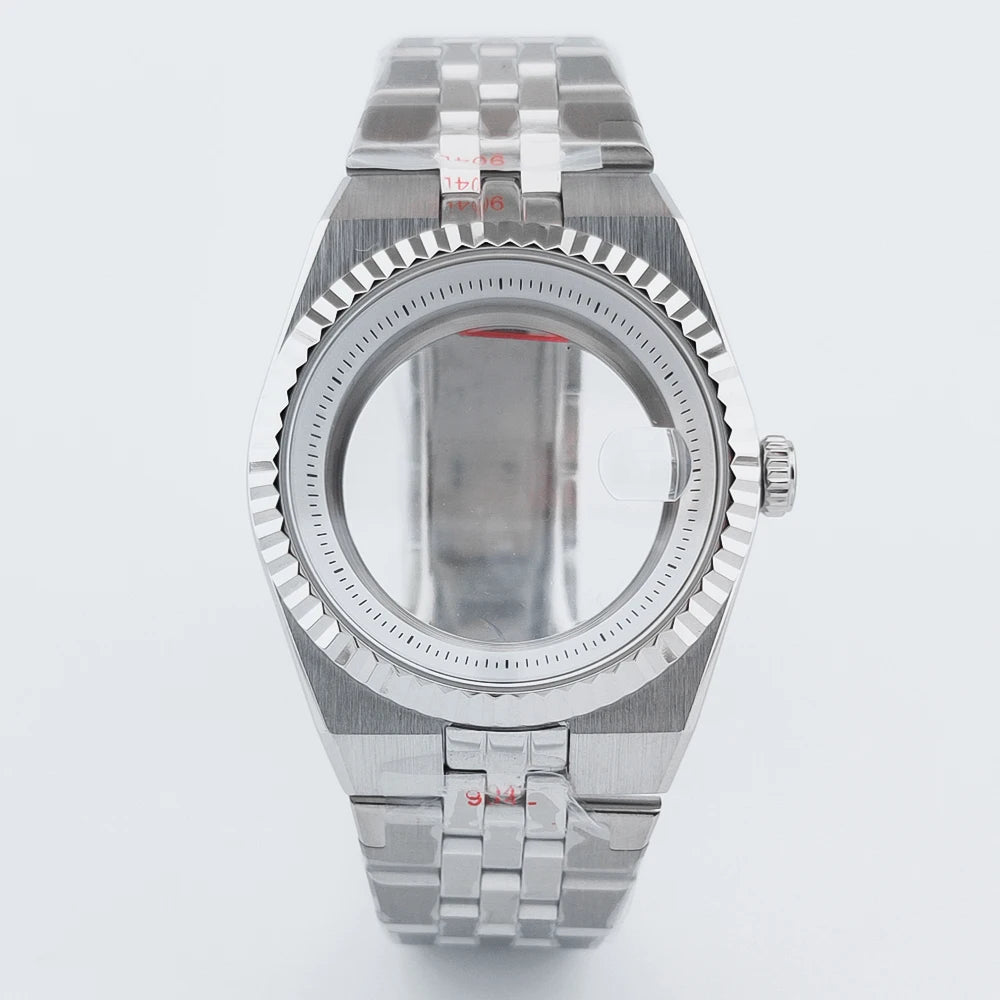 40mm Land-Dweller Watch Case silver sapphire NH34 NH35 NH36 NH38 NH72 ETA 2836 Miyota8215 10Bar
